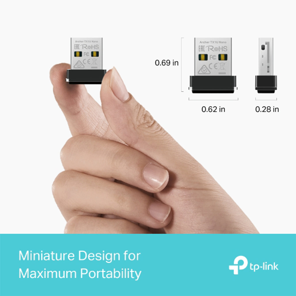 A Photo Of TP-Link AX300 Nano Wi-Fi 6 Wireless USB Adapter