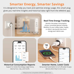 A Photo Of Sonoff Zigbee Smart Plug with Energy Monitoring - S60ZB