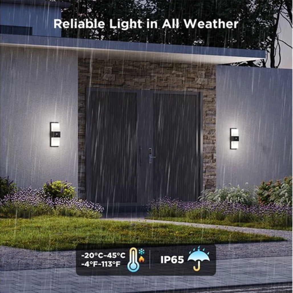 A Photo Of Govee Smart Outdoor Wall Light - H7078