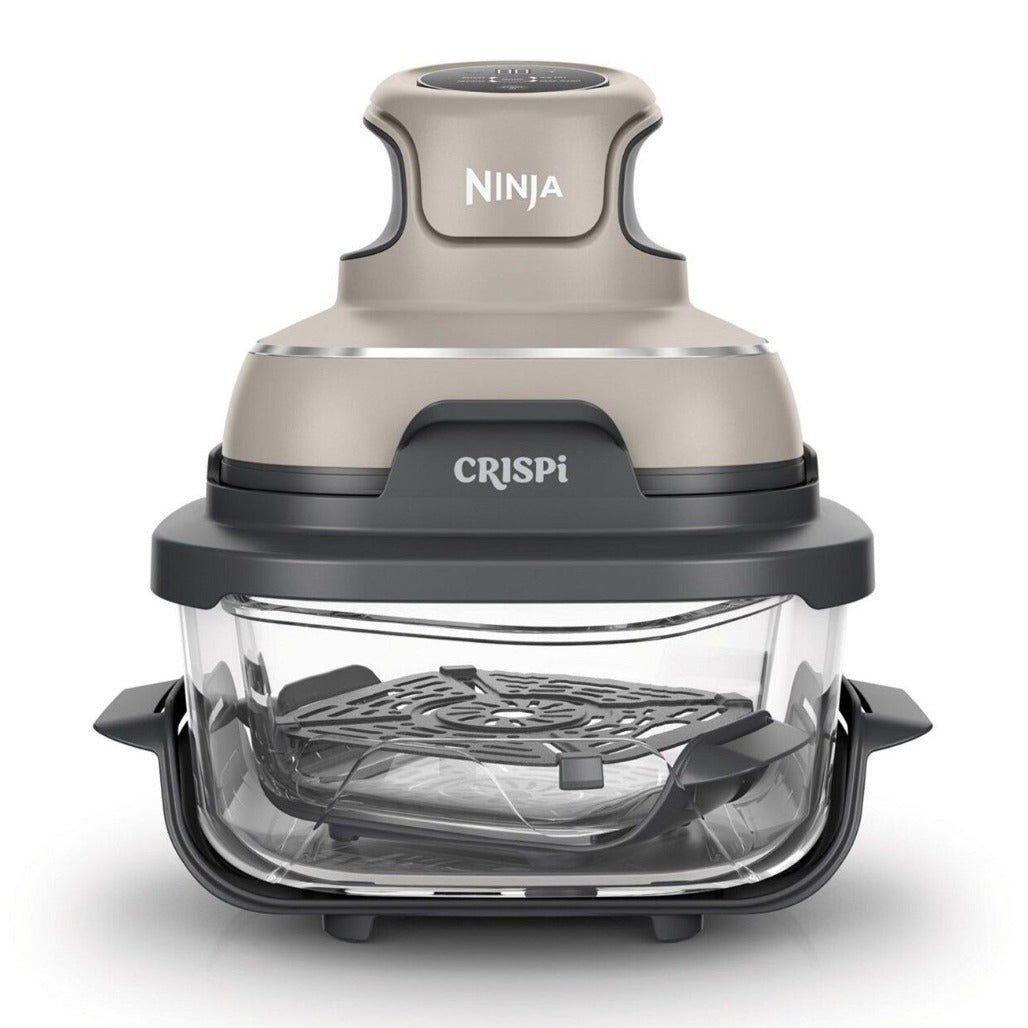 A Photo Of Ninja Crispi 4 in 1 Portable Glass Air Fryer 3.8L 1700w - Stone