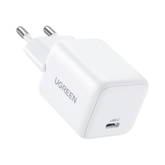A Photo Of Ugreen 20W GaN Tech Chip - Smart & Fast Charger for Phones, Tablets, iPads