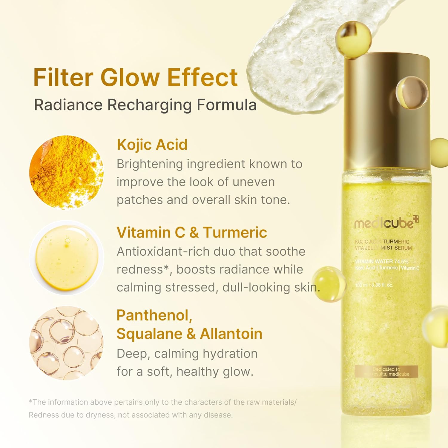 A Photo Of Medicube Kojic Acid Turmeric Vita Jelly Mist Serum
