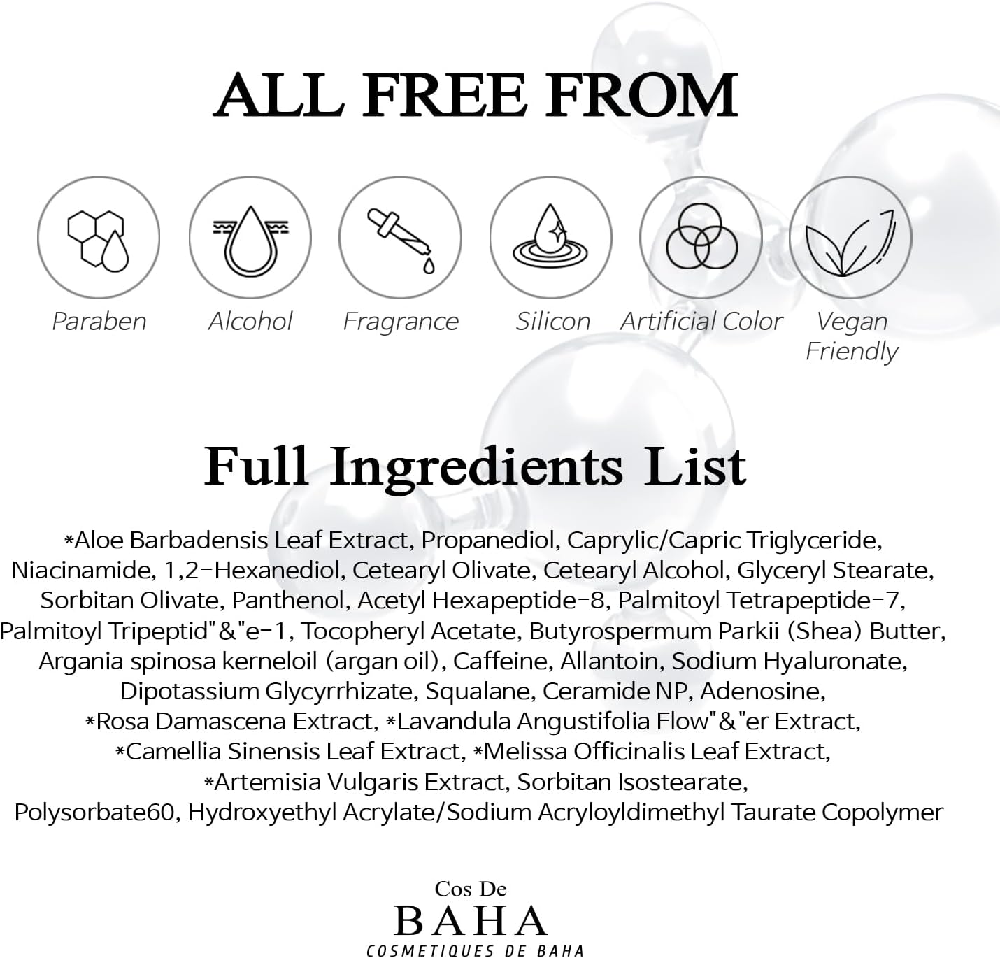 A Photo Of Cos De BAHA Peptide Cream – Anti-Aging Moisturizing Face Cream - 45ml