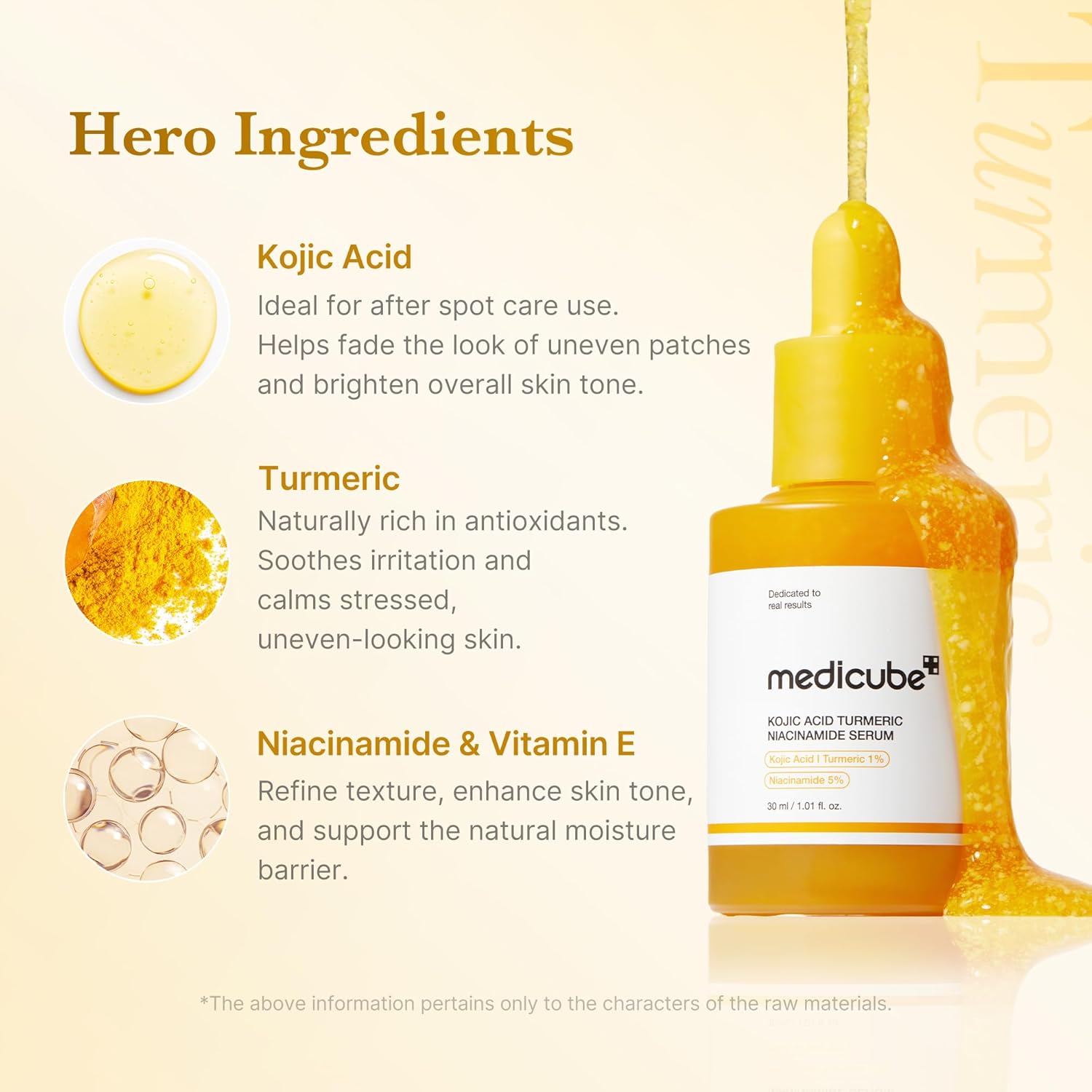 A Photo Of Medicube Kojic Acid Turmeric Niacinamide Serum - 30ml