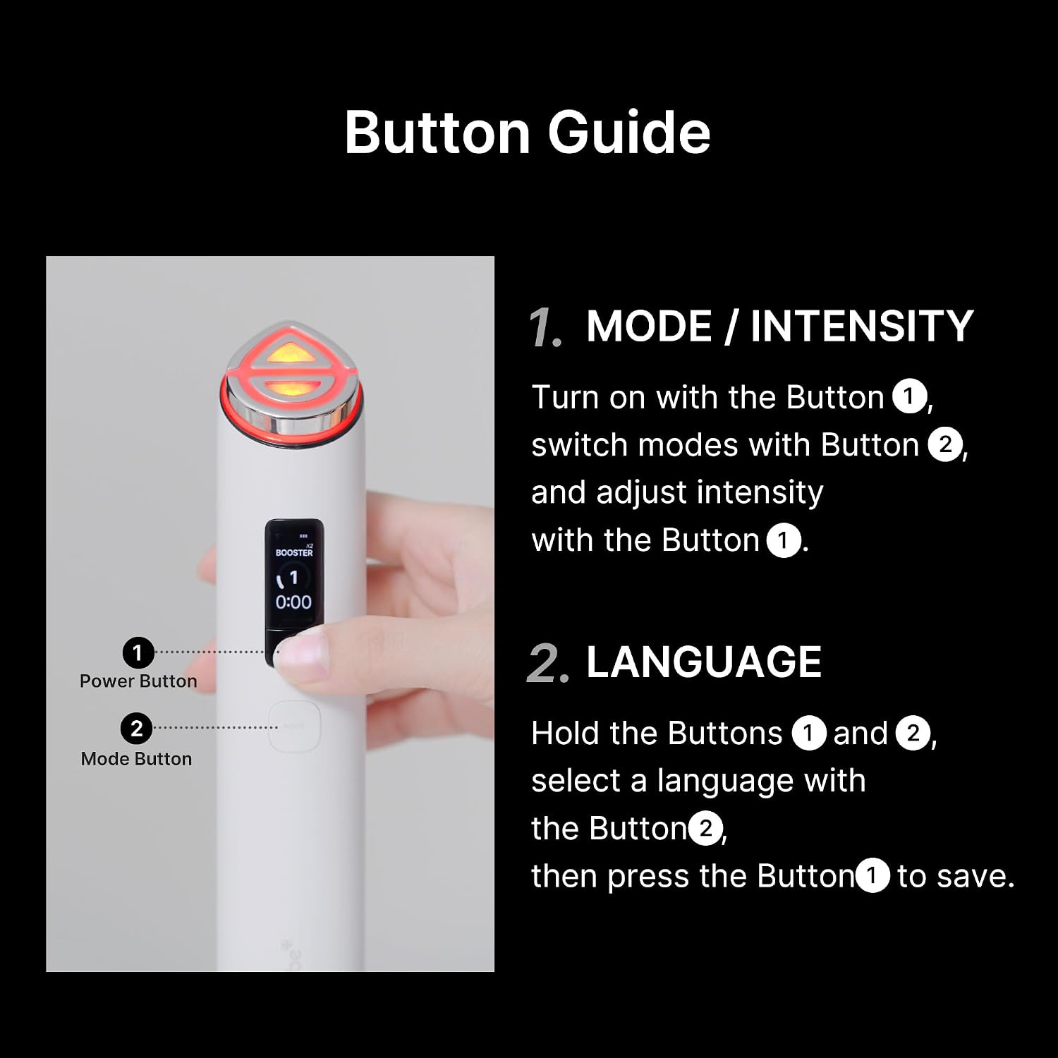 A Photo Of Medicube AGE-R Booster Pro X2 - 9-in-1 Korean Skincare Device