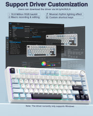 A Photo Of Aula F75 Max - Wireless Mechanical Keyboard - Reaper Switch