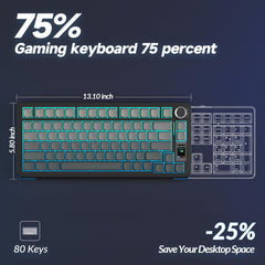A Photo Of Aula S75 Pro - Wireless Mechanical Keyboard