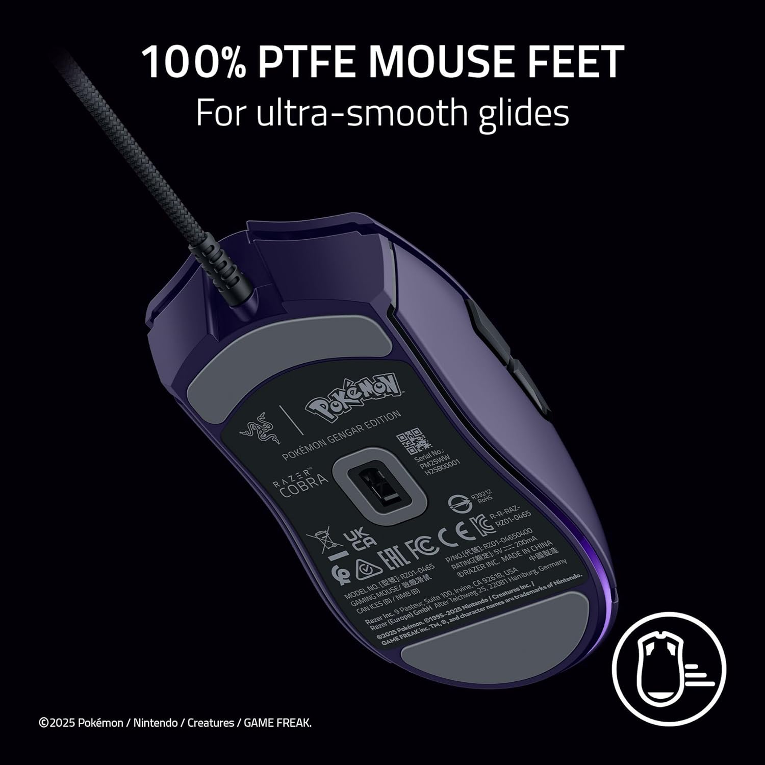 A Photo Of Razer Cobra - Lightweight Wired Gaming Mouse with Razer Chroma RGB and 8500 DPI Sensor