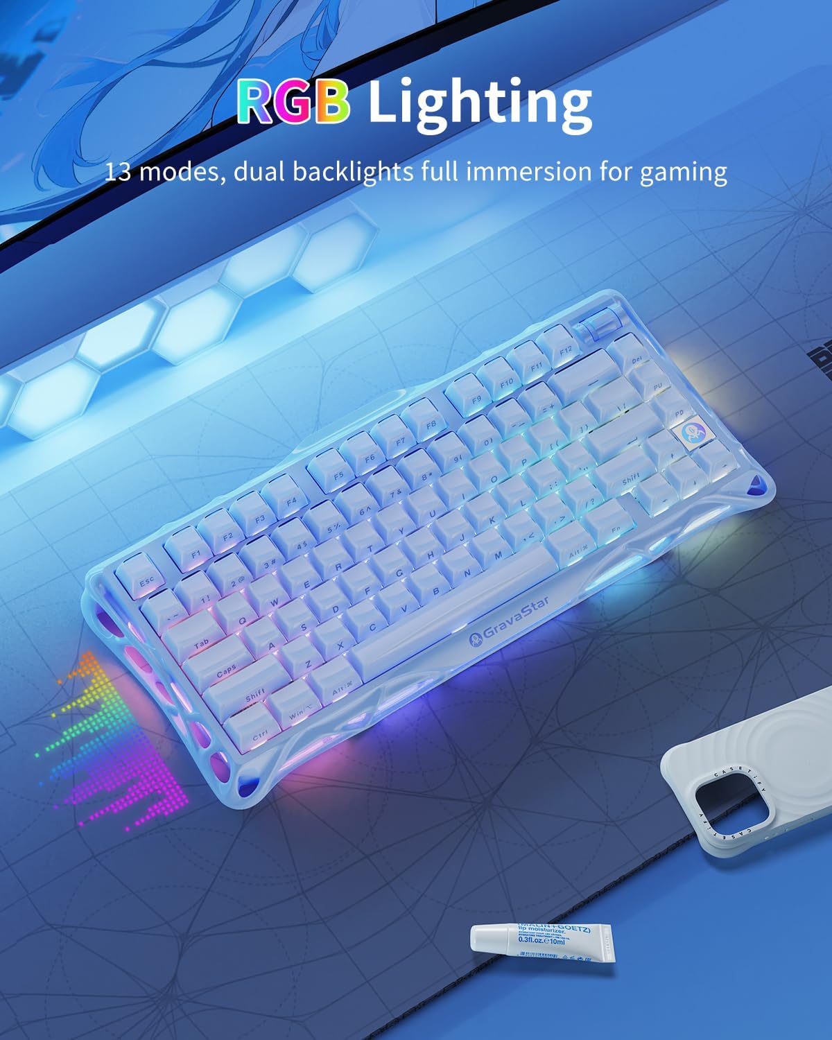 A Photo Of GravaStar Mercury K1 Mechanical Keyboard