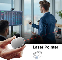 A Photo Of Cheerdots2 Bluetooth Detachable Air Mouse - Touchpad Mouse with Voice Recording and Laser Pointer