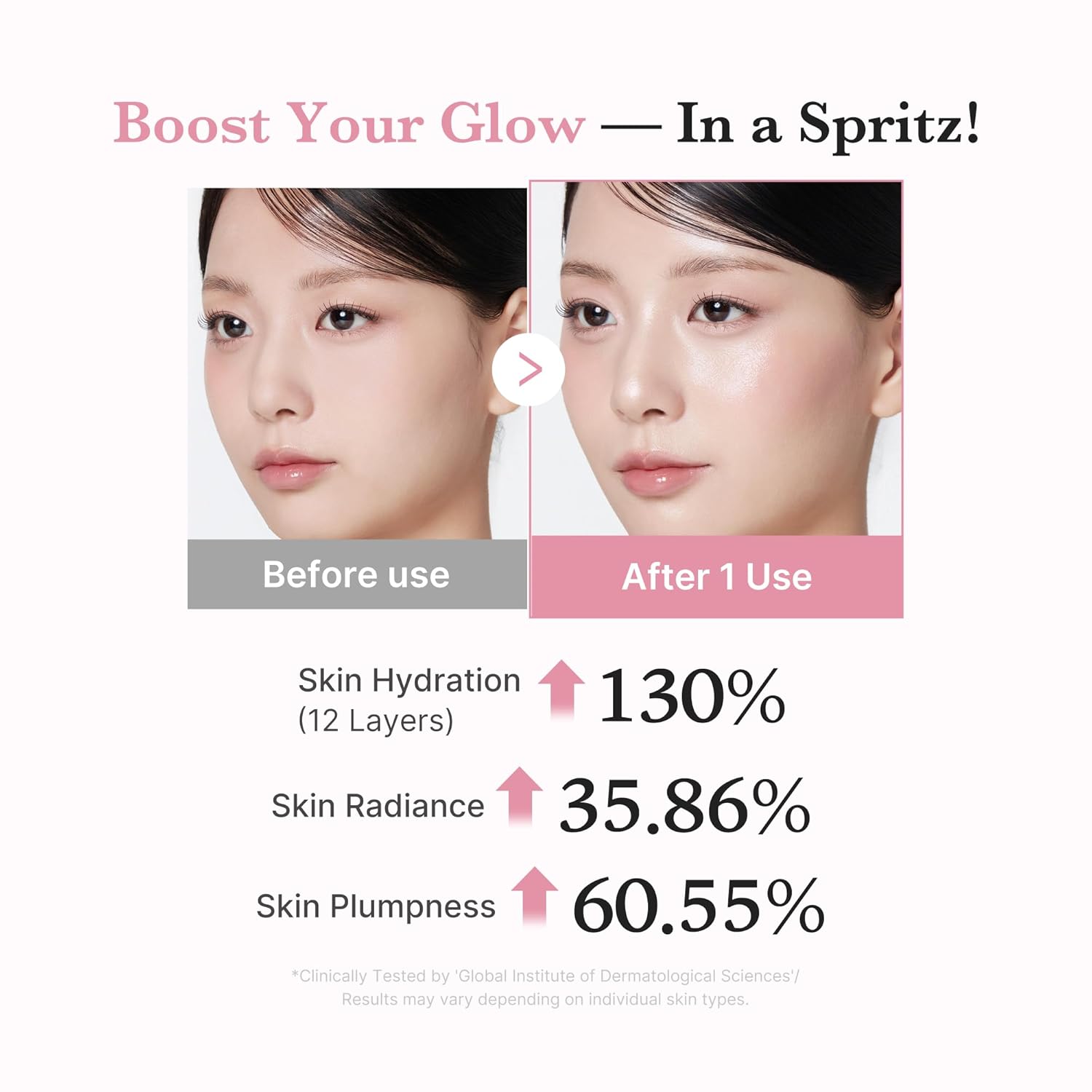 A Photo Of Medicube PDRN Pink Collagen Glow Jelly Mist Serum