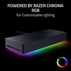 A Photo Of Razer Thunderbolt 5 Dock Chroma – 11-Port Thunderbolt 5 Docking Station