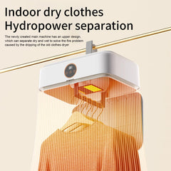 A Photo Of HU Home Portable Clothes Dryer - 600W Foldable Electric Clothes Drying Machine