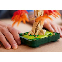 A Photo Of LEGO Japanese Red Maple Bonsai Tree - 474 Pieces - 10348