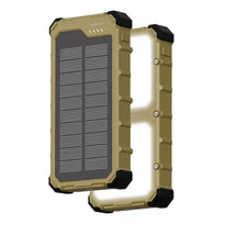 Powerology Solara Solar Power Bank - Khaki