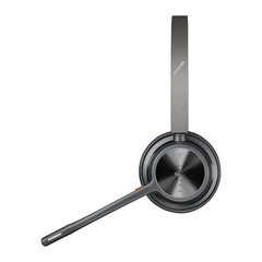 A Photo Of Poly Voyager 4320 Microsoft Teams Certified Wireless Headset with BT700 USB Adapter & Charging Stand