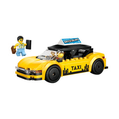 A Photo Of LEGO City Yellow Taxi 122 Pieces - 60487