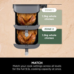 A Photo Of Ninja Double Stack XL Air Fryer - SL400ME