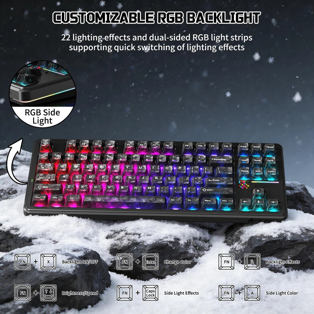 A Photo Of ATTACK SHARK X87 Ultra - Wireless Mechanical Keyboard