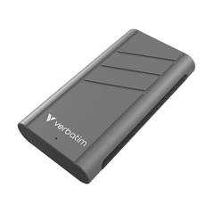 A Photo Of Verbatim TurboMetal SSD USB4 2TB - up to 3700 MB/s read and 3600 MB/s write