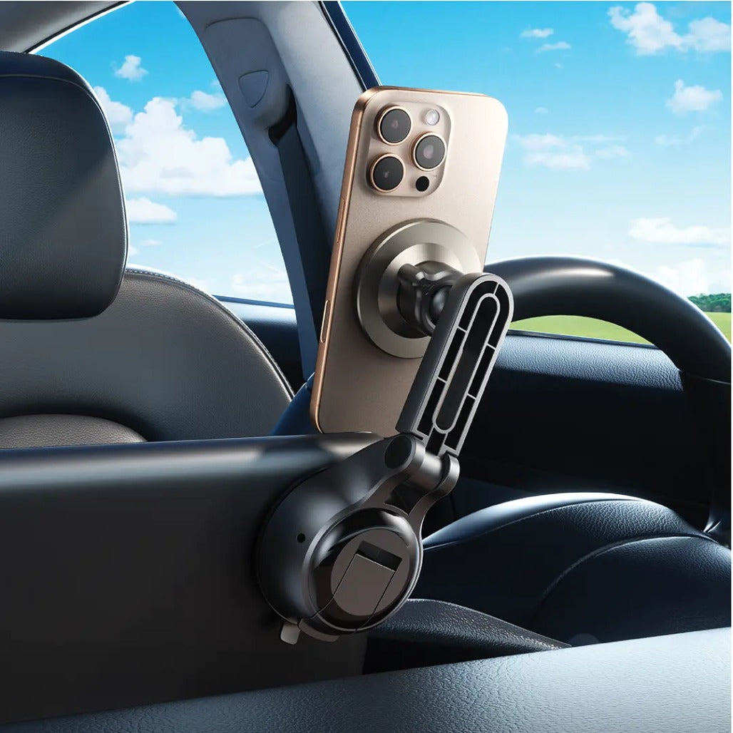 A Photo Of Green Lion GX-66 MagSafe Car Phone Holder - Black