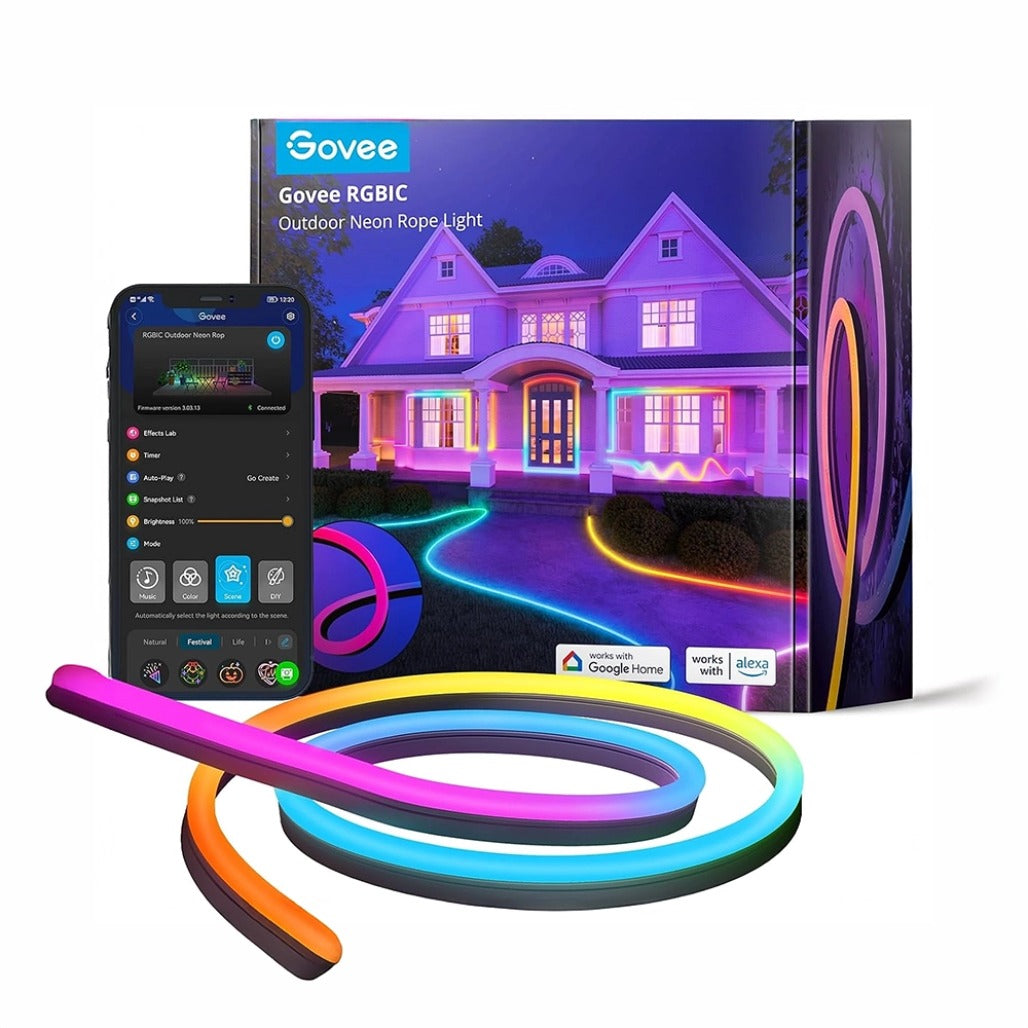 A Photo Of Govee Outdoor Neon Rope Light - H61A8