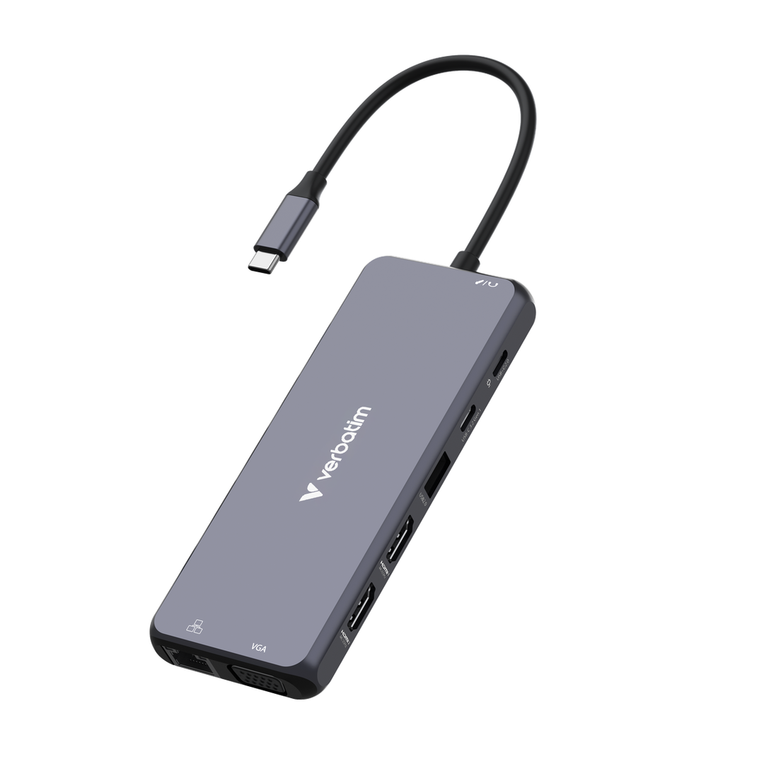 A Photo Of Verbatim USB-C Pro 14-Port Multiport Hub