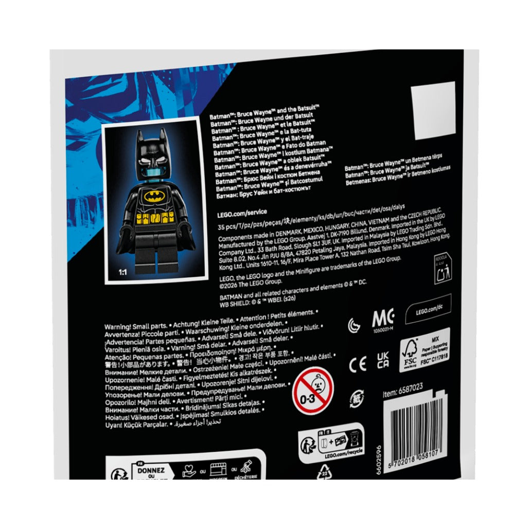 A Photo Of LEGO Batman Bruce Wayne and the Batsuit - 35 Pieces - 30726