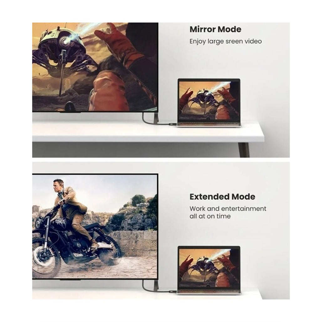 A Photo Of UGREEN 8K DisplayPort 1.4 Cable – High-Speed Braided DP to DP Cord for Gaming & Streaming