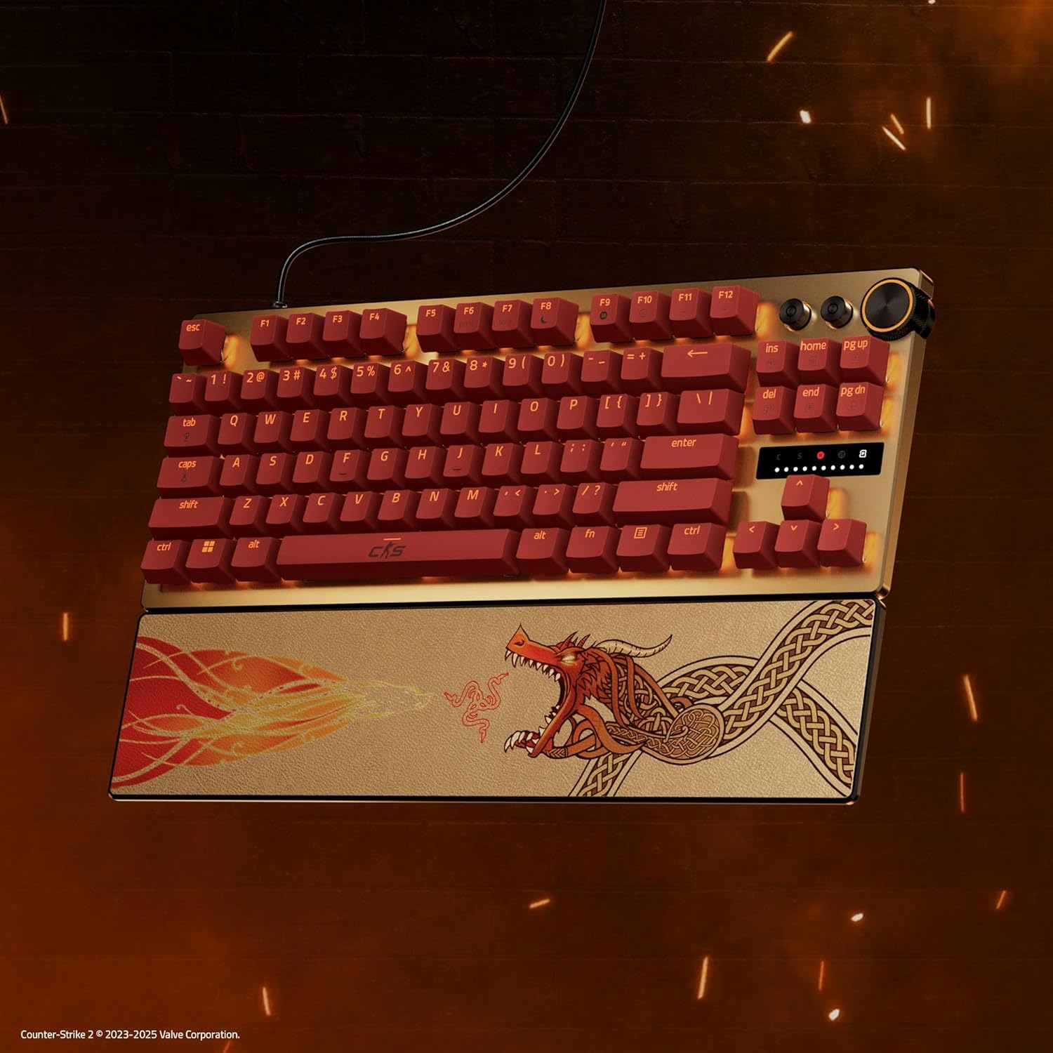 A Photo Of Razer Huntsman V3 Pro Tenkeyless 8KHz - Analog Optical Esports Keyboard