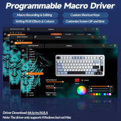 A Photo Of Aula S75 Pro - Wireless Mechanical Keyboard
