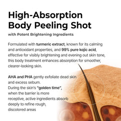 A Photo Of Dr.Melaxin Peel Shot Kojic Acid Turmeric Body Exfoliator Spray - 200ml