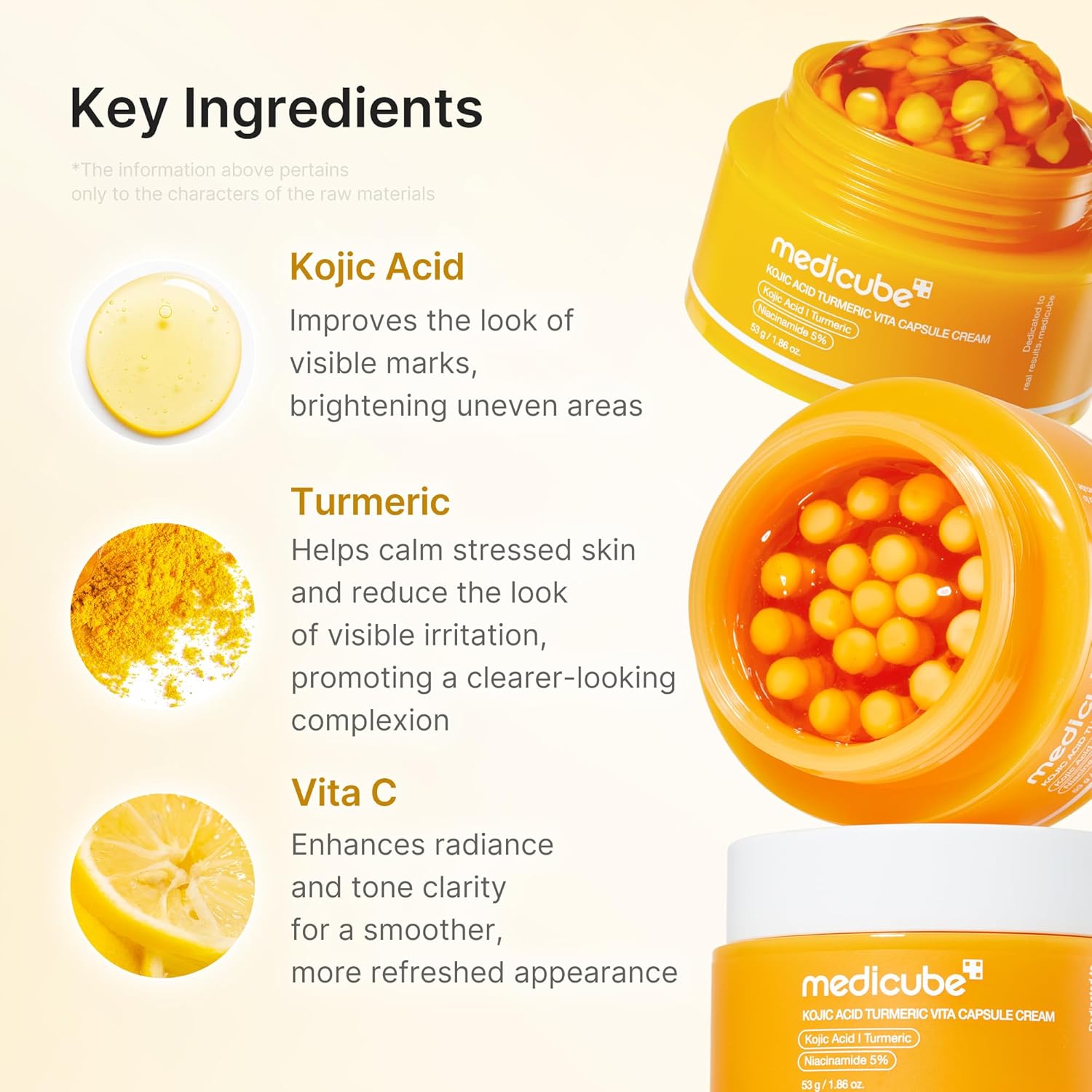 A Photo Of Medicube Kojic Acid Turmeric Vita Capsule Cream - 53g