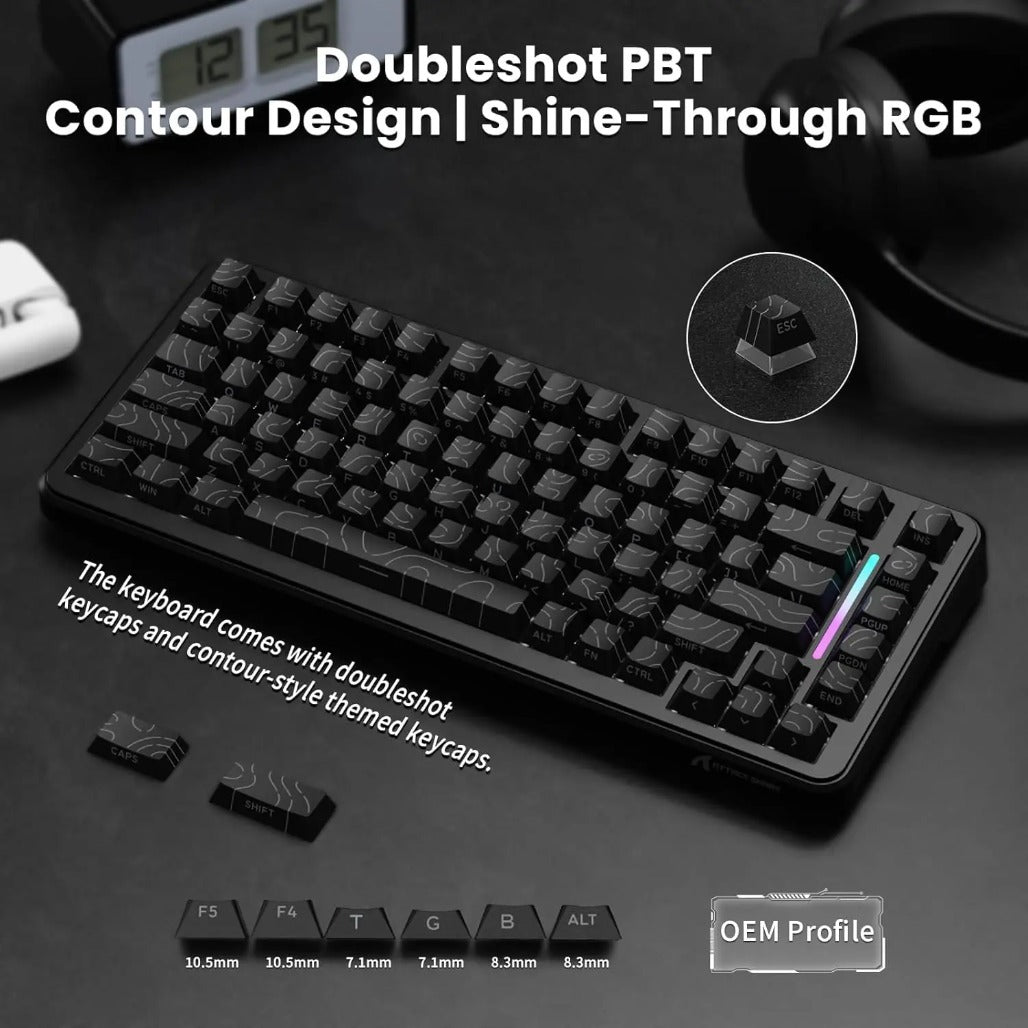 A Photo Of Attack Shark X82 Pro HE Wireless Gaming Keyboard
