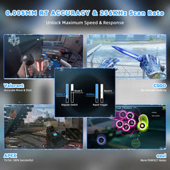 A Photo Of Attack Shark R82 HE - 75% Wired Magnetic Gaming Keyboard