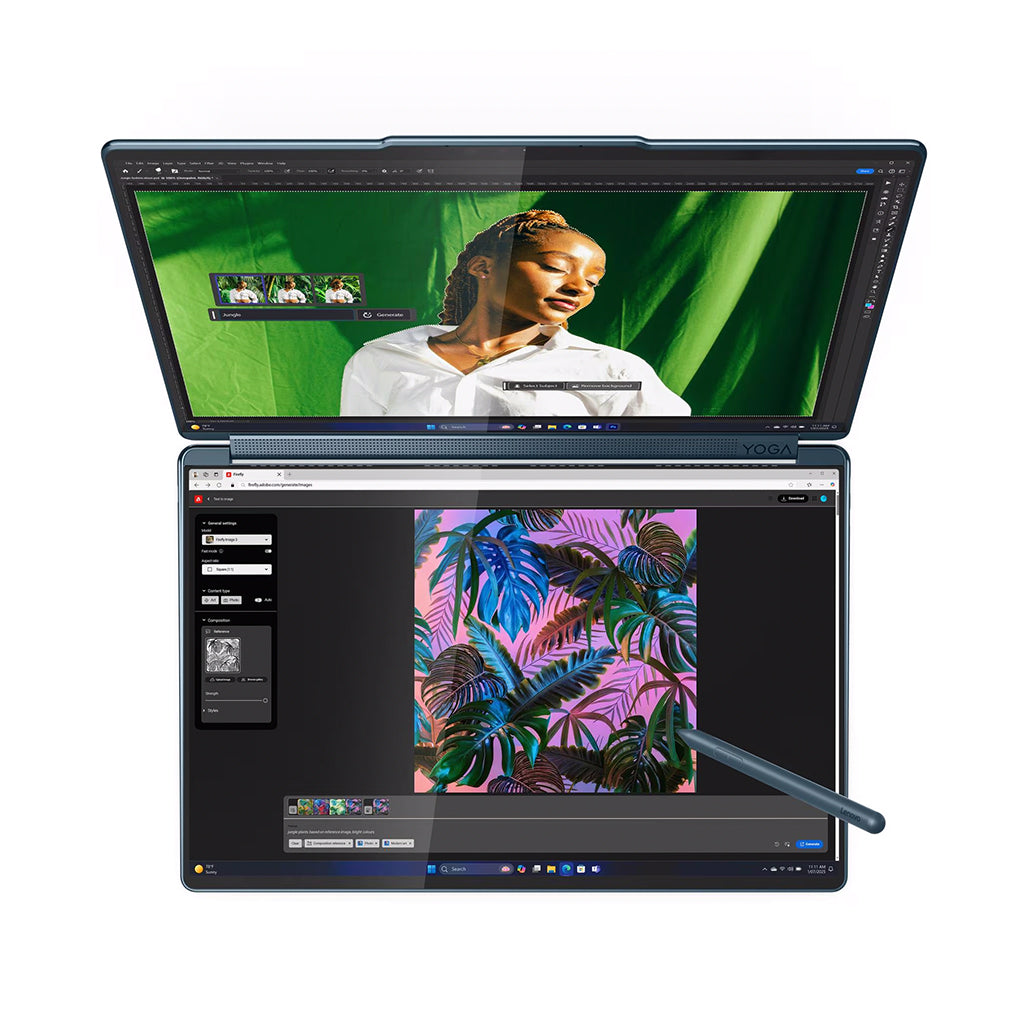 A Photo Of Lenovo Yoga Book 9 83KJ0001US - 2x 14