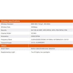 A Photo Of Tenda IP WiFi Camera CT3 - 1080P Outdoor 50 Meters Night Vision