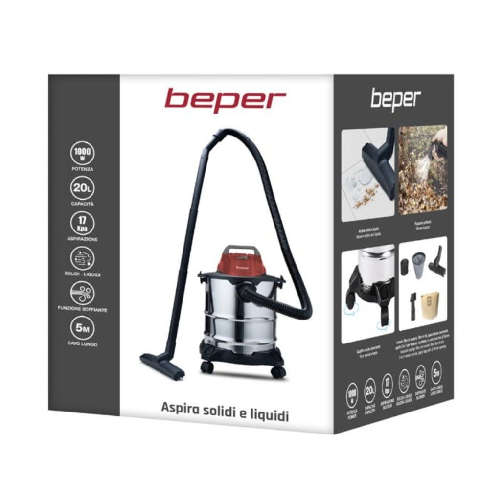 A Photo Of Beper Wet And Dry Vacuum Cleaner - BEP-P202ASP300