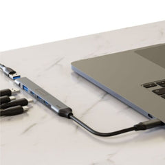 A Photo Of Blupebble C5 Multi Hub - 5-Port USB-C Hub with Power Delivery