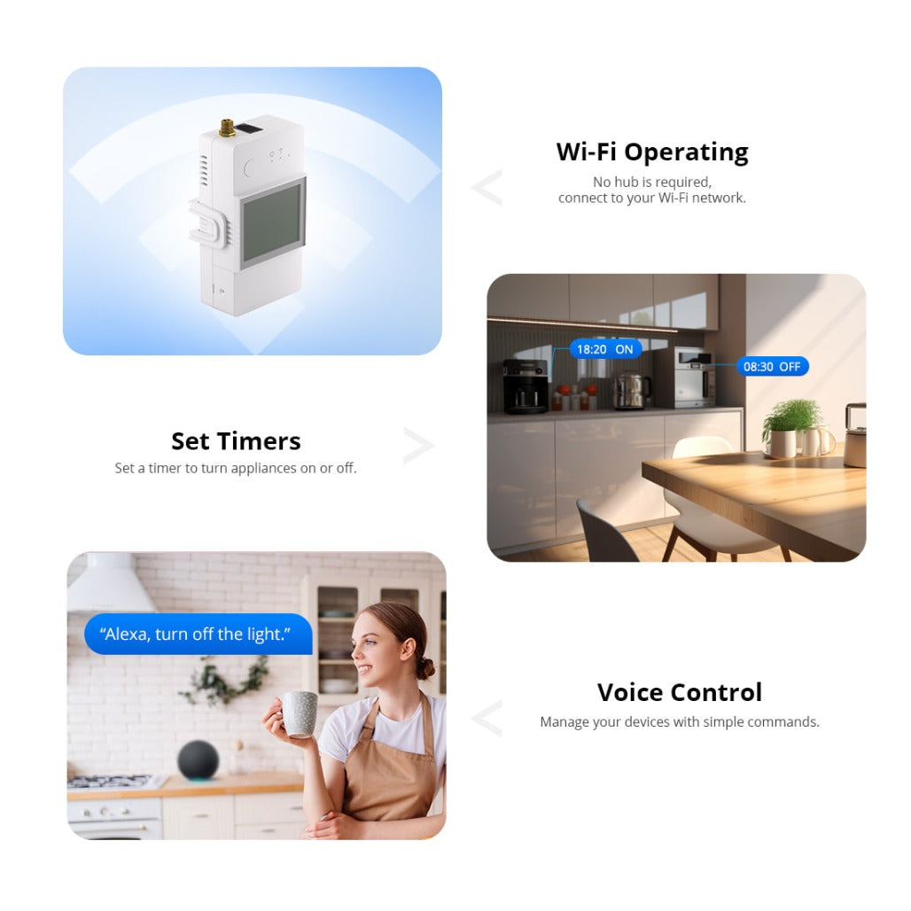 A Photo Of Sonoff Ring Smart Power Meter - POWCT