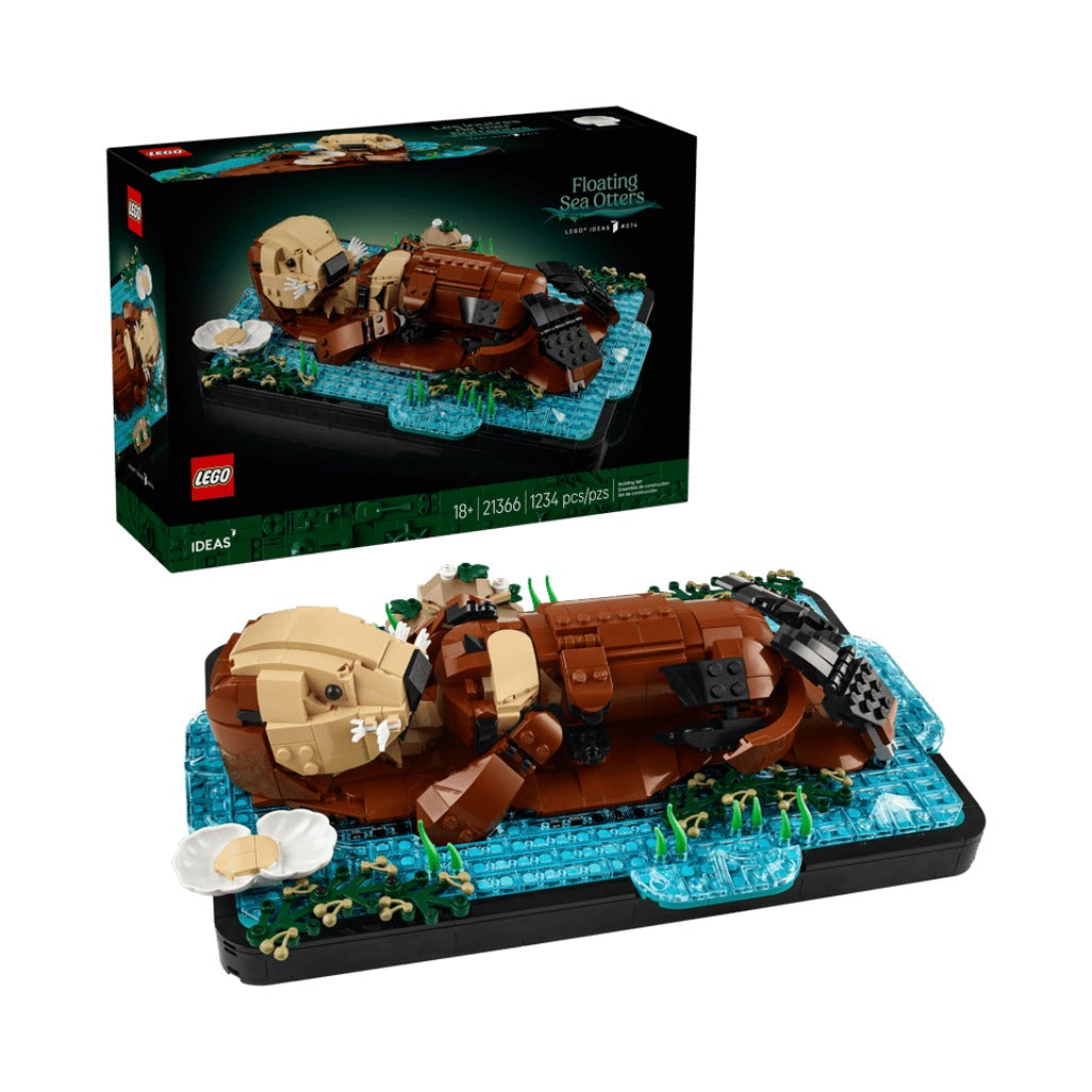 A Photo Of LEGO Floating Sea Otters - 1234 Pieces - 21366