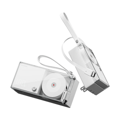 A Photo Of SHARGE DISCHO Retractable 3-in-1 - 10000mAh 30W Hybrid Power Bank & Wall Charger
