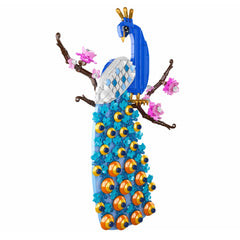 A Photo Of Mould King Peacock Wall Art Building Toy Set - 690 Pieces - 10149