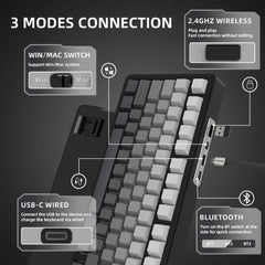 A Photo Of Attack Shark X85 - Wireless Mechanical Gaming Keyboard