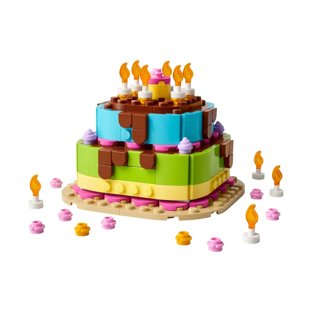 A Photo Of LEGO Creator Birthday Party Cake 219 Pieces - 40815