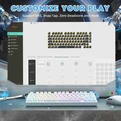 A Photo Of Attack Shark R82 HE - 75% Wired Magnetic Gaming Keyboard