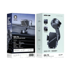 A Photo Of Green Lion GX-74 Suction Phone Holder - Black