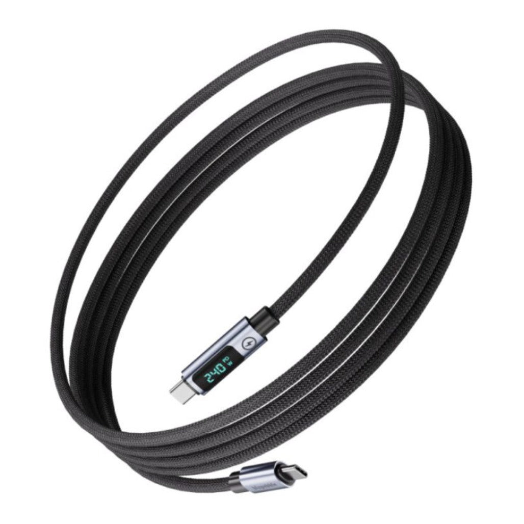 A Photo Of Blupebble PowerFlow 2 PD 240W USB-C to USB-C - 1.2m