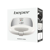 Beper Sandwich Maker 1300W with Maxi Non-Stick Grill Plates Model 90.62