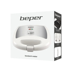 A Photo Of Beper Sandwich Maker 1300W with Maxi Non-Stick Grill Plates Model 90.62
